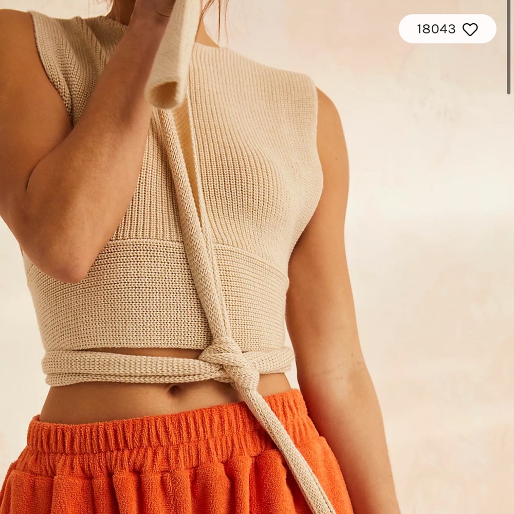Sold out free people convertible tank - WHITE